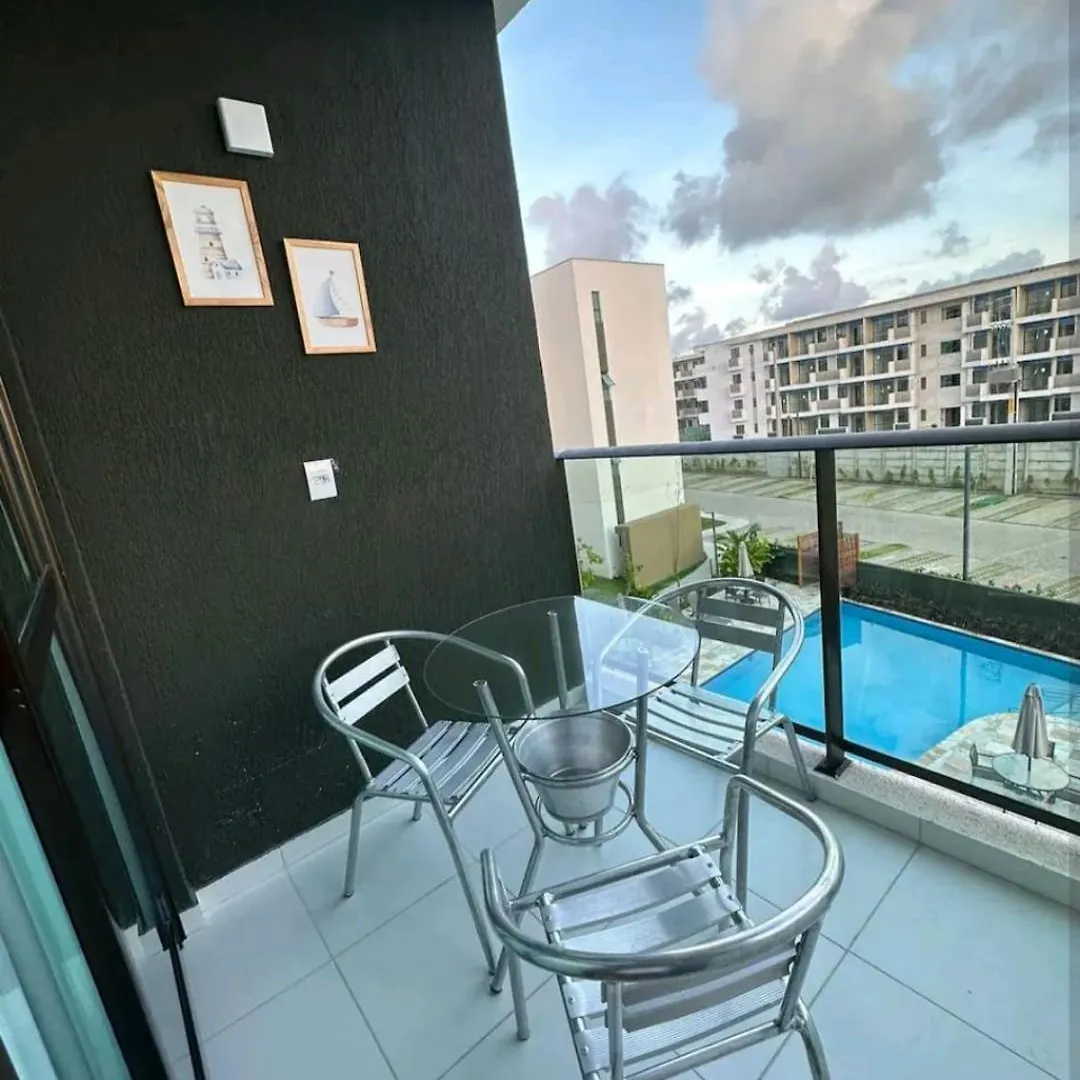 Flat Manabeach06 Com Vista Para Piscina Muro Alto Pôrto das Galinhas