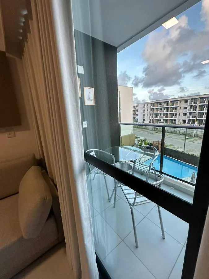 Flat Manabeach06 Com Vista Para Piscina Muro Alto Pôrto das Galinhas Brasil