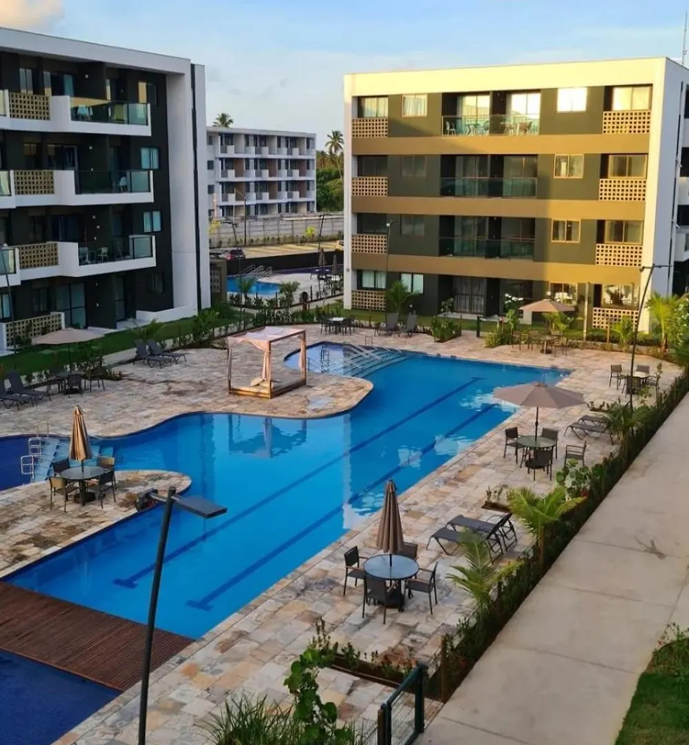 Flat Manabeach06 Com Vista Para Piscina Muro Alto Pôrto das Galinhas Apartamento