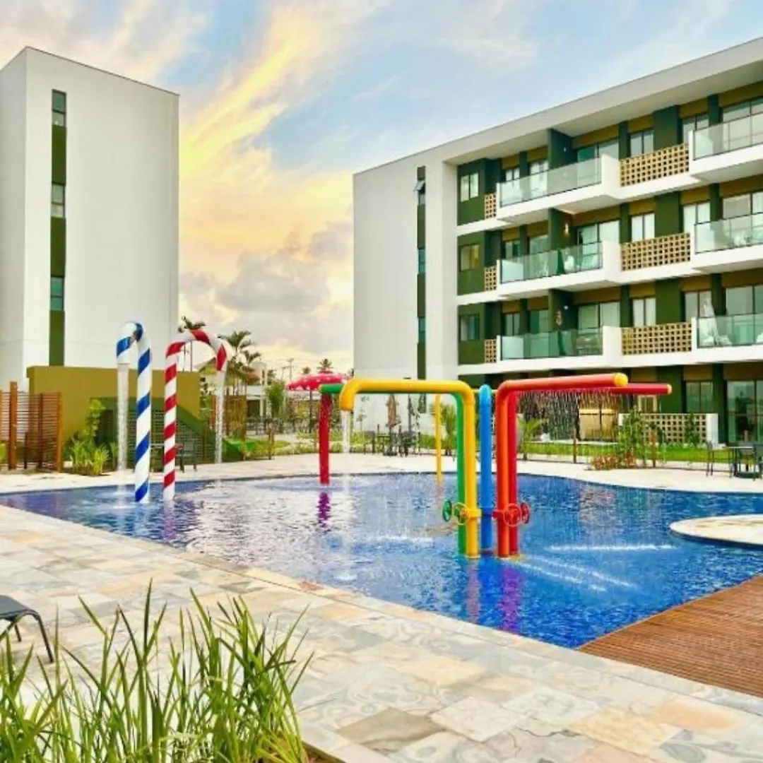 Flat Manabeach06 Com Vista Para Piscina Muro Alto Pôrto das Galinhas Brasil