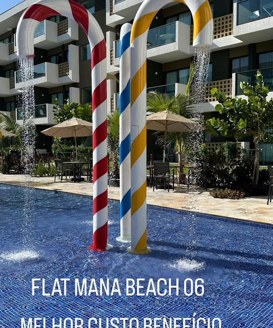 Apartamento Flat Manabeach06 Com Vista Para Piscina Muro Alto Pôrto das Galinhas